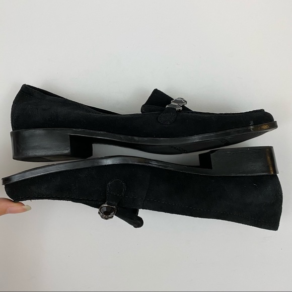 Villager Liz Claiborne Wilma Black Leather Loafers - Picture 4 of 11